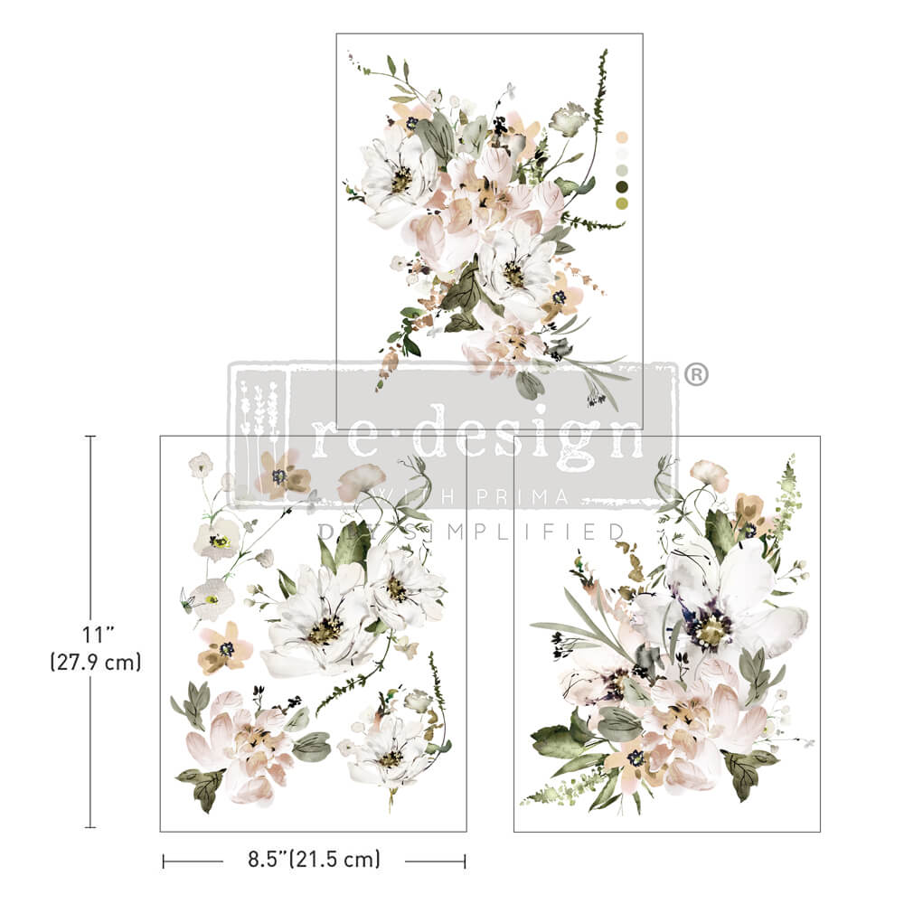 Redesign Middy Transfers – Pastel Artistry – 3 Sheets