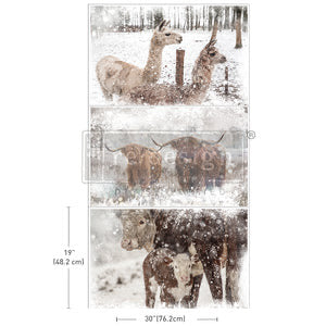 Redesign, decoupage, paper, triple pack – rustic retreat