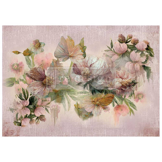 Redesign, decoupage paper – wisp of mauve 