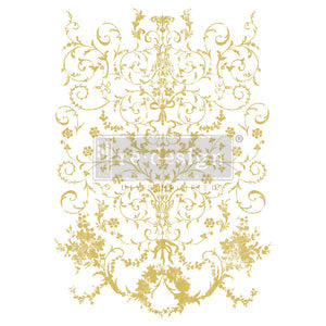 Kacha - Gold Foil - Manor Swirls