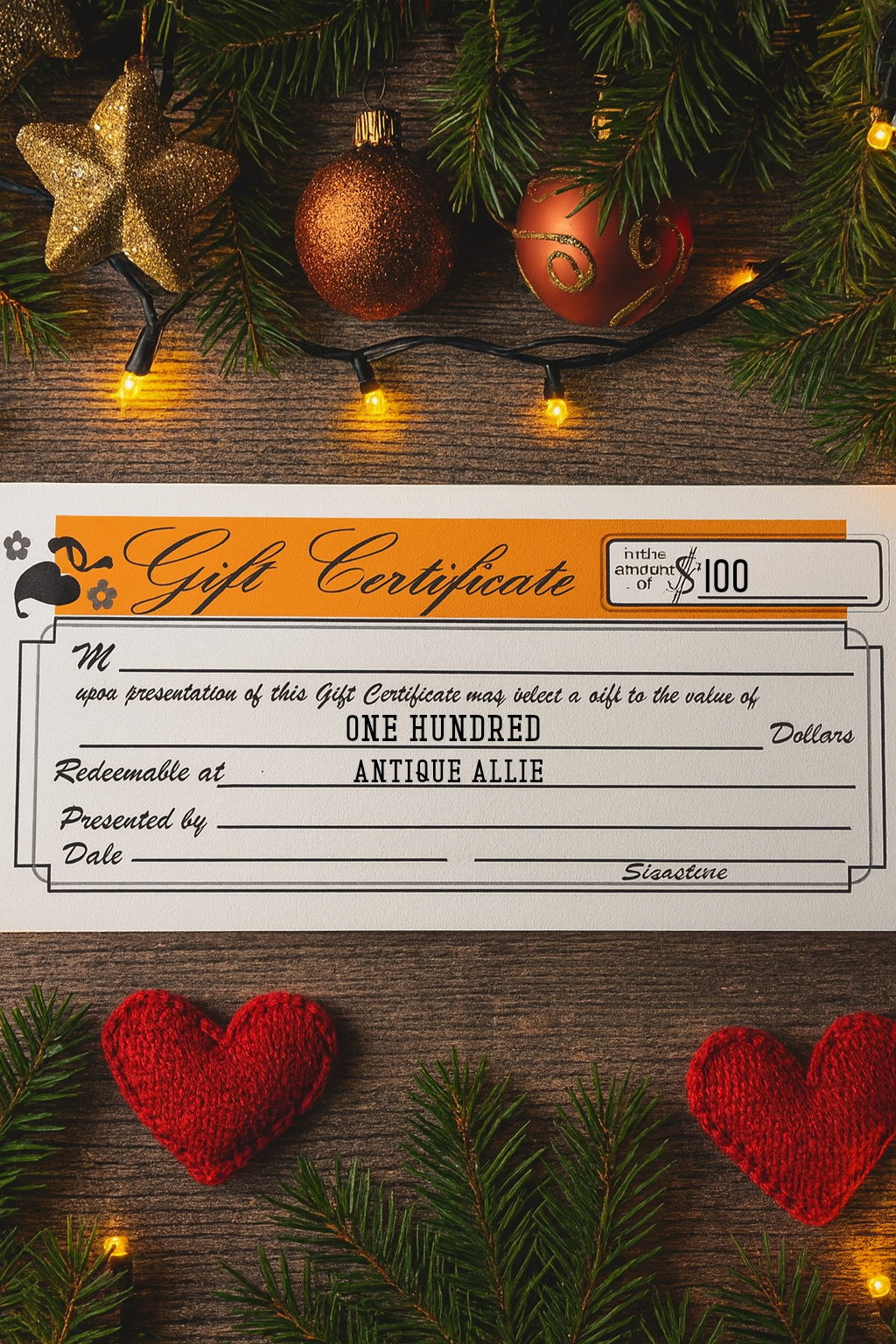 ANTIQUE ALLIE GIFT CARD