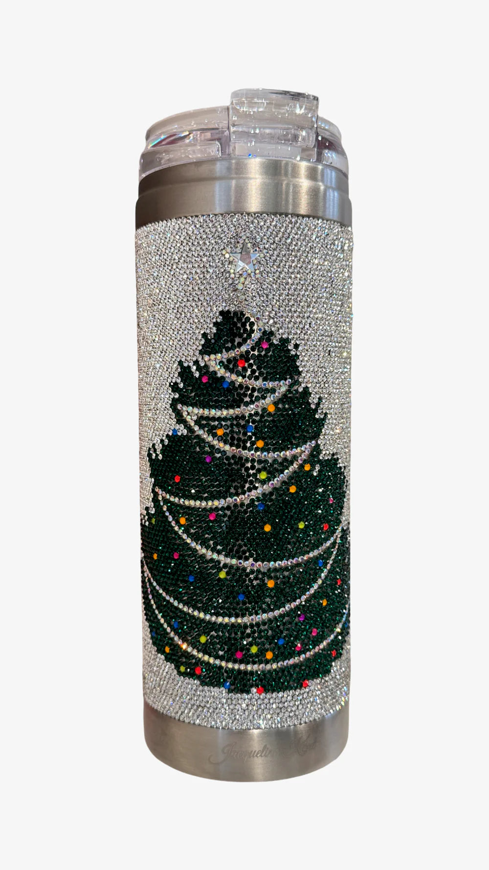 TUMBLER CRYSTAL TREE SILVER
