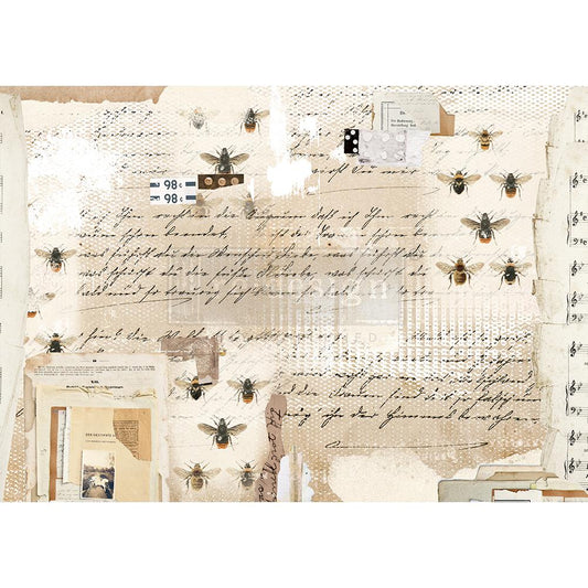 Redesign Decor Rice Paper - Mysterious Notes