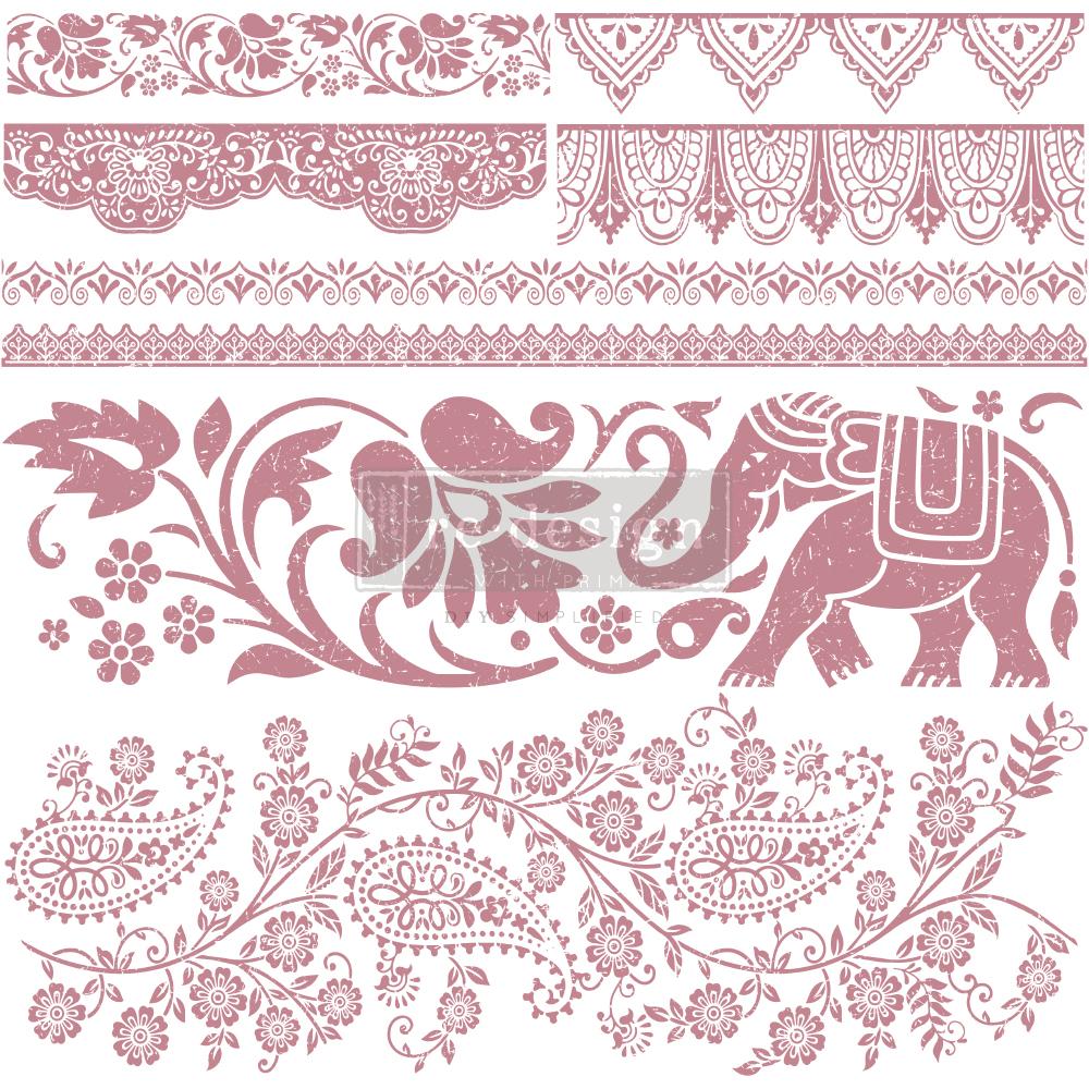 Redesign Decor Clear-Cling Stamps (12"x12") | Bohemian Dreamer