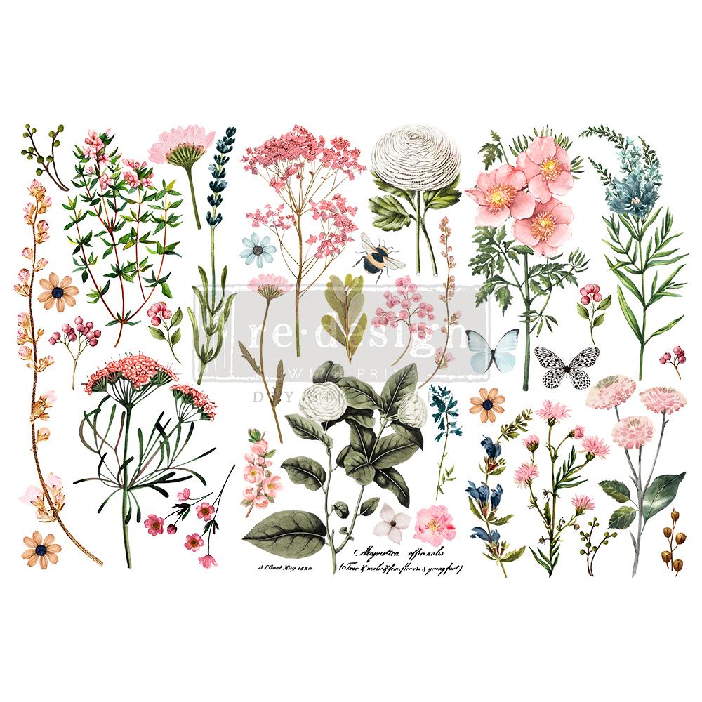 SMALL TRANSFERS - 3 SHEETS, (6″X12″) | BOTANICAL PARADISE