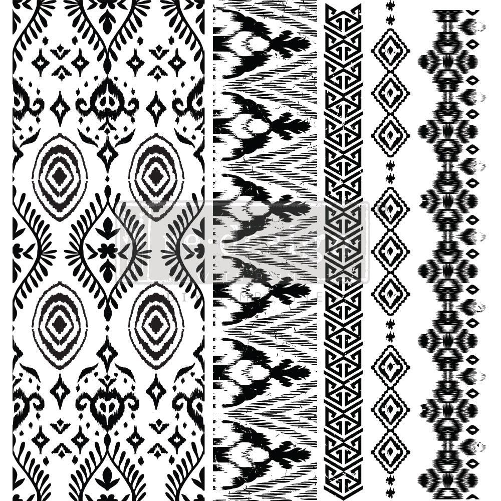 Redesign Decor Clear-Cling Stamps - Elemental Borders