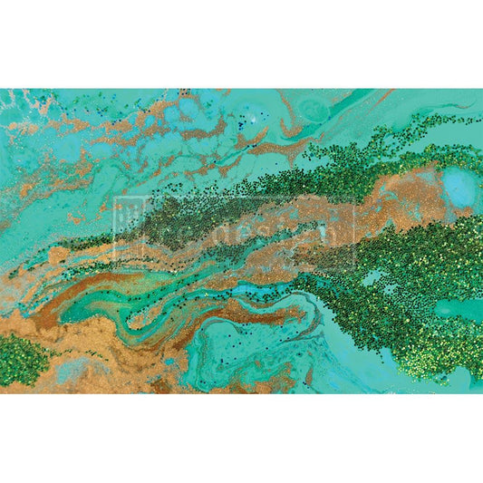 Redesign Decoupage Decor Tissue Paper - Patina Copper