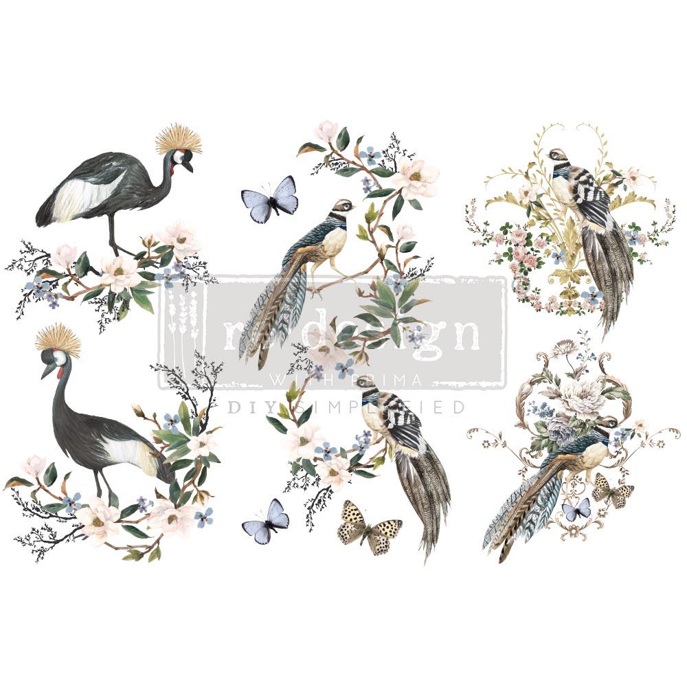 Redesign Decor Small Transfer - Rare Birds