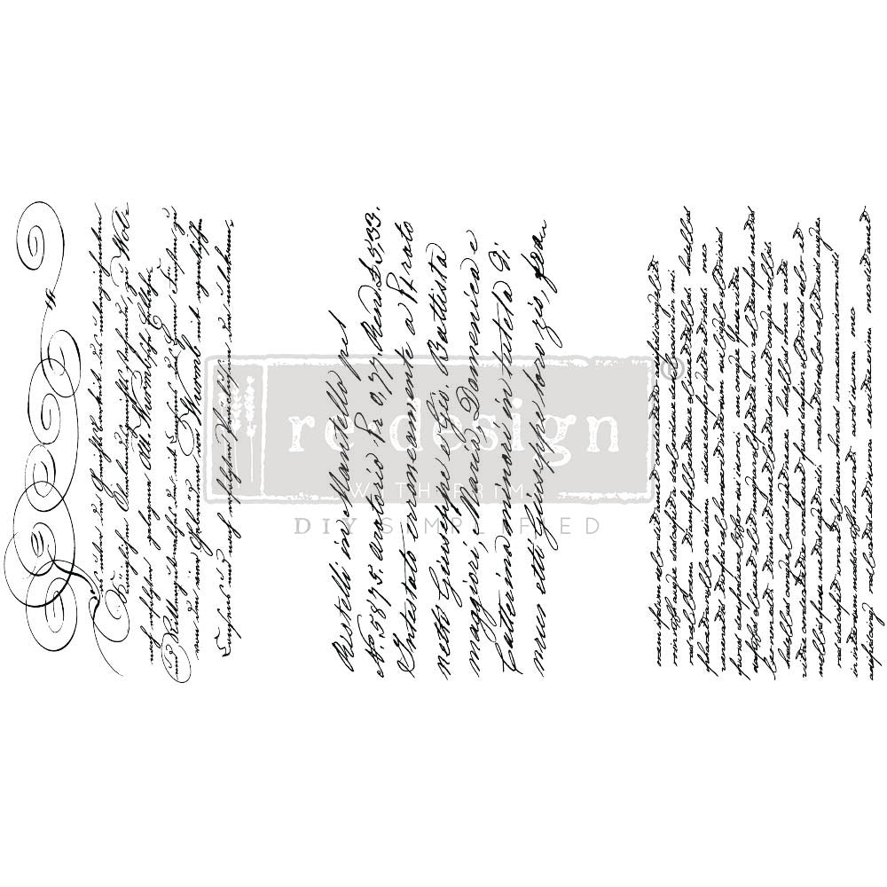 Redesign Decor Small Transfer - Secret Letter