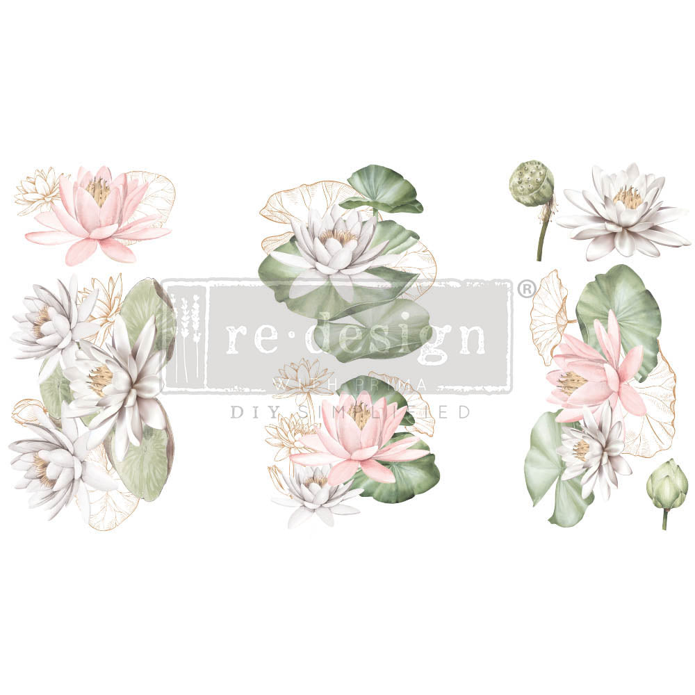 Redesign Decor Small Transfer - Water Lilies