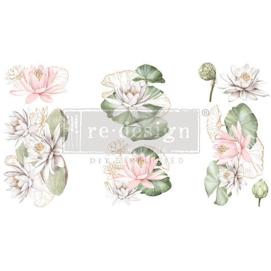 Redesign Decor Small Transfer - Water Lilies