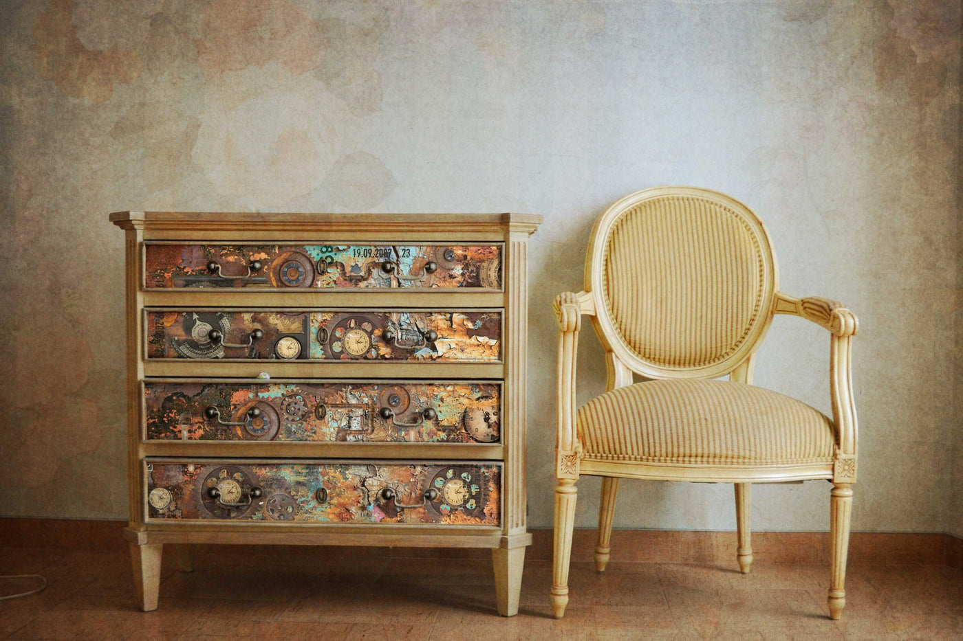 Redesign Decoupage Decor Tissue Paper -Tarnished Parts