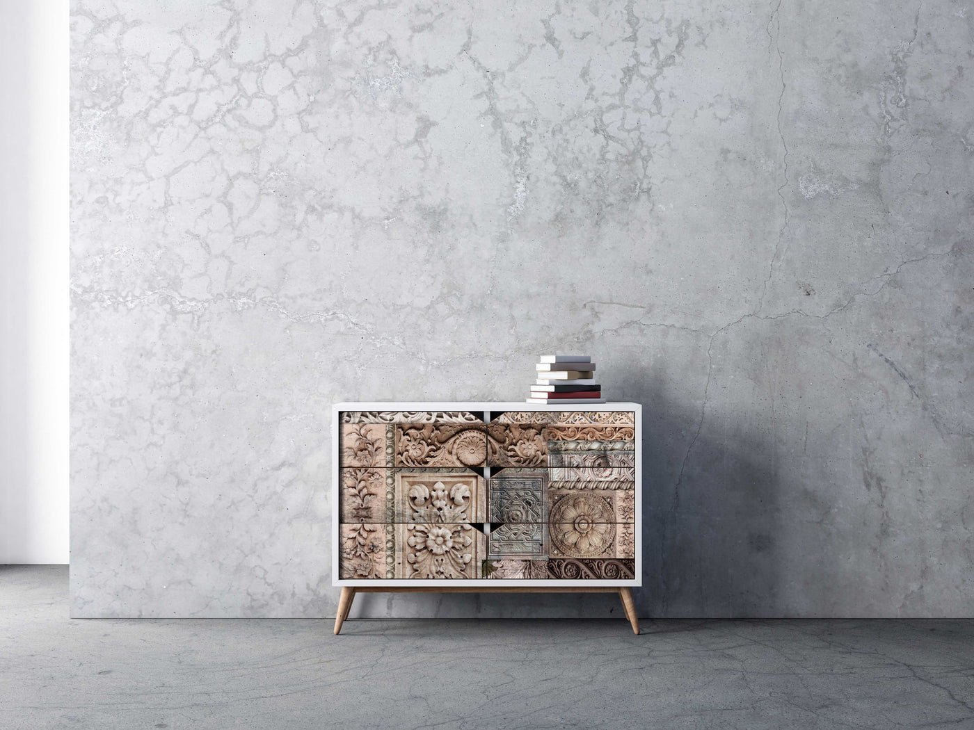 Redesign Decoupage Decor Fiber Tissue Paper A1 - Carved Stonework