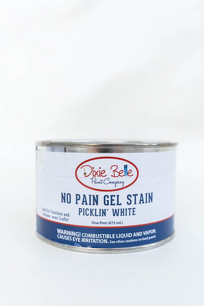 NO PAIN GEL STAIN (OIL-BASED) - Dixie Belle | Picklin' White