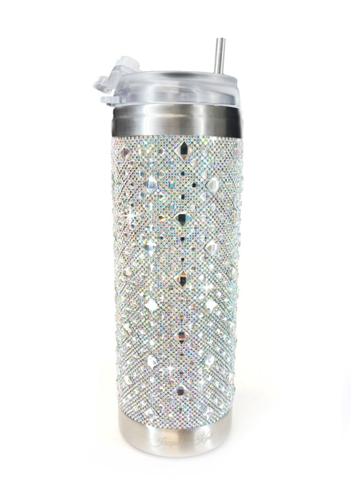 Jacqueline Kent Crystal Tumbler - Silver