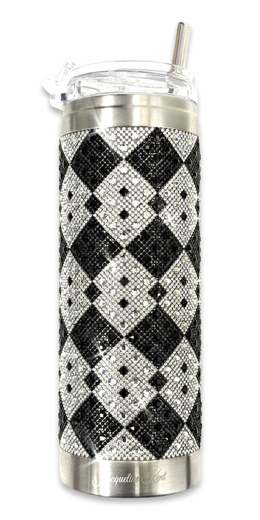 STARRY NIGHT TUMBLER CRYSTAL SILVER/BLACK