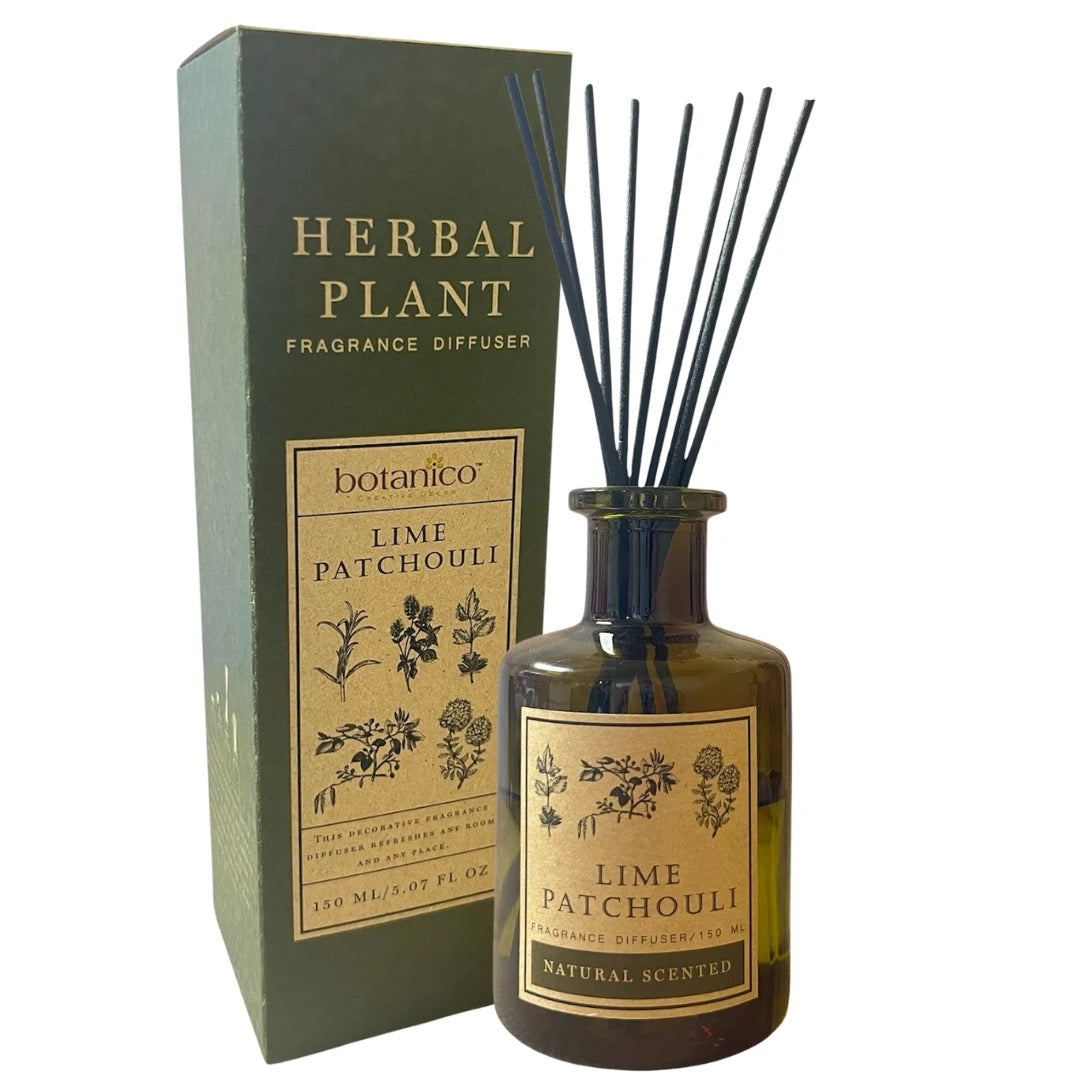 HERBAL PLANT REED DIFFUSER - LIME PATCHUOLI