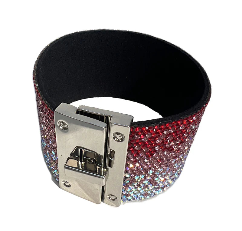 DAZZLE ME DARLING CUFF RED OMBRE