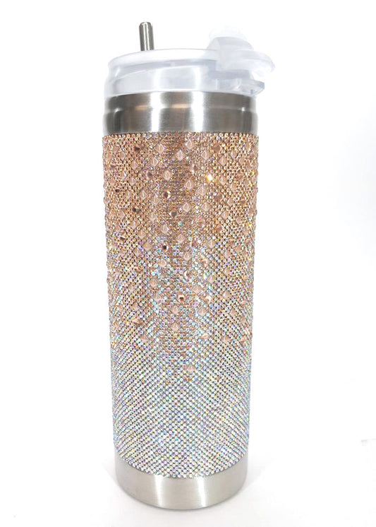 jacqueline kent Crystal Tumbler - Gold Ombré