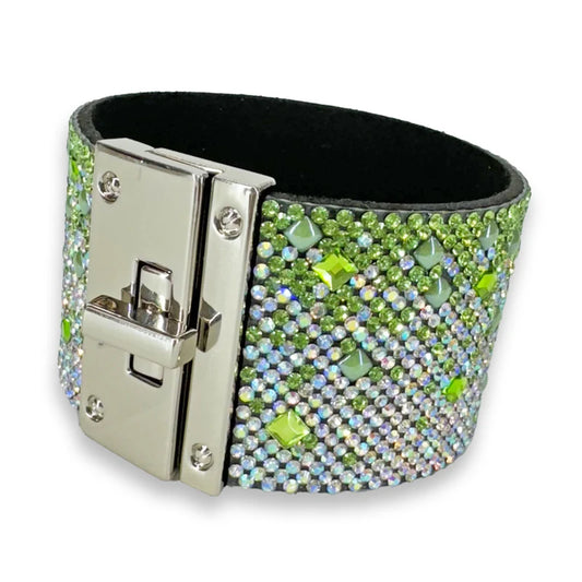 GARDEN PARTY COLLECTION CUFF GREEN OMBRE