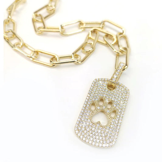 NECKLACE UNCONDITIONAL LOVE PAW Gold