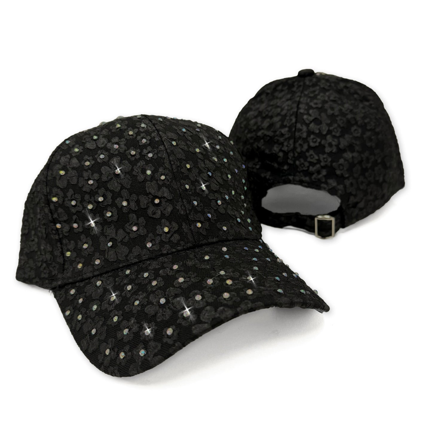 Crystal Baseball Cap - Black