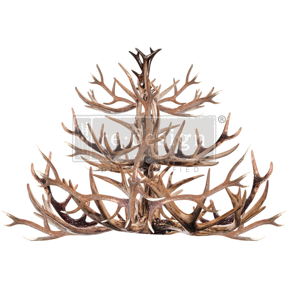 Redesign Décor Transfer - Antler Chandelier