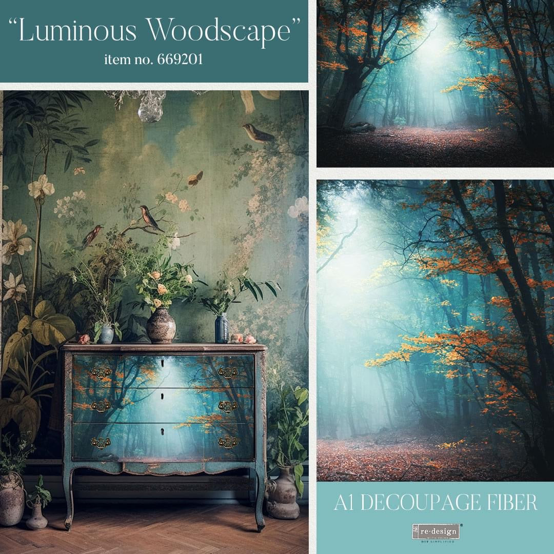 Luminous Woodscape Decopauge Paper