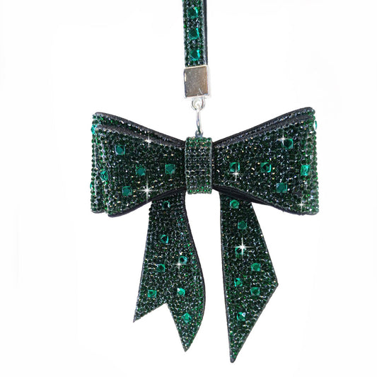 Green Diamonds Bow