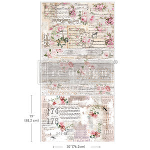 Redesign, decoupage, paper, triple pack – shabby chic sheets￼