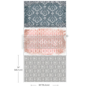 Redesign, decoupage, paper, triple pack – delicate charm￼