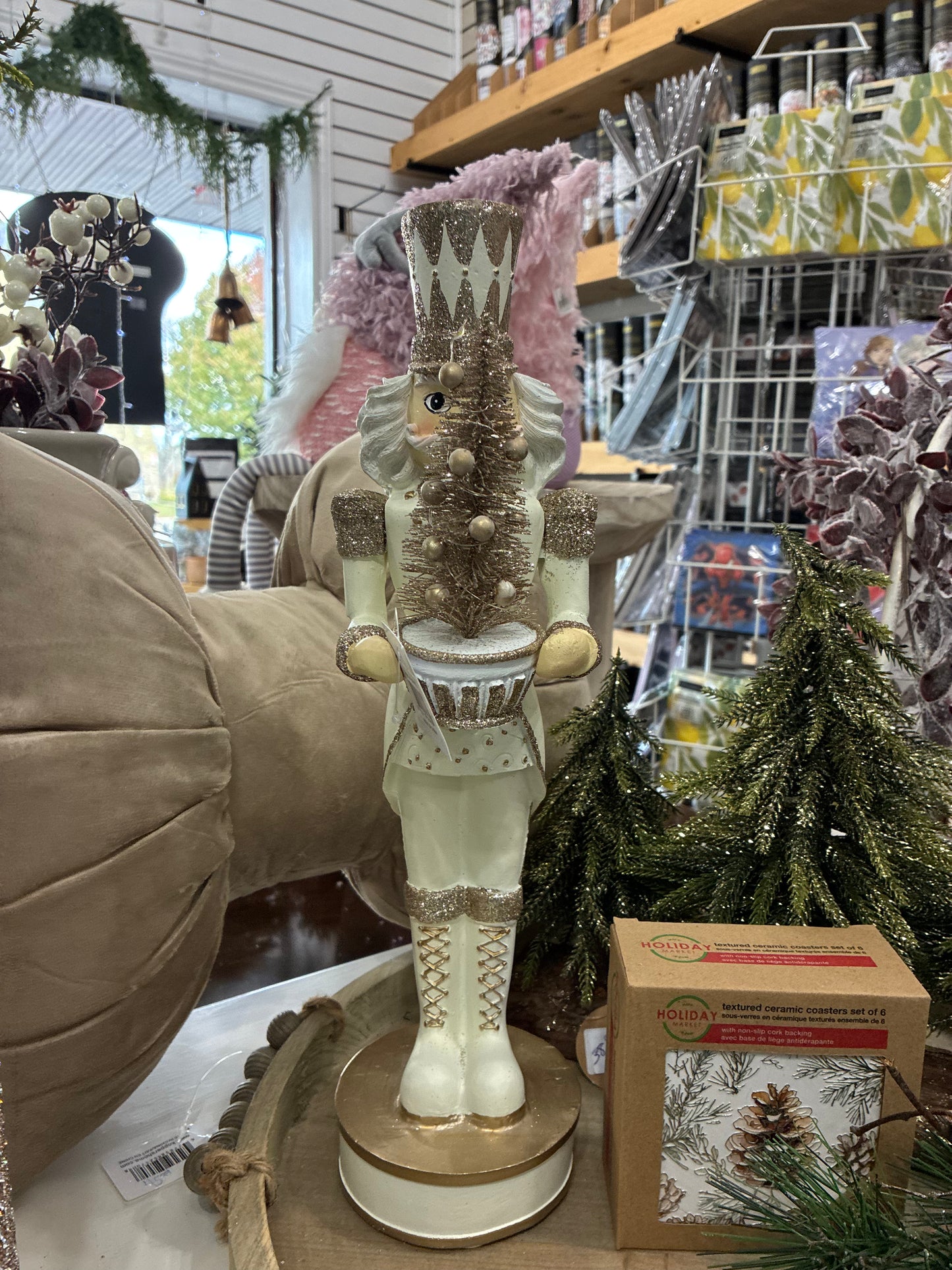 Gold sparkly Nutcracker