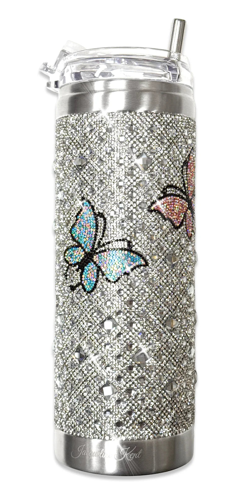 TUMBLER CRYSTAL WINGS OF THE HEART BUTTERFLIES