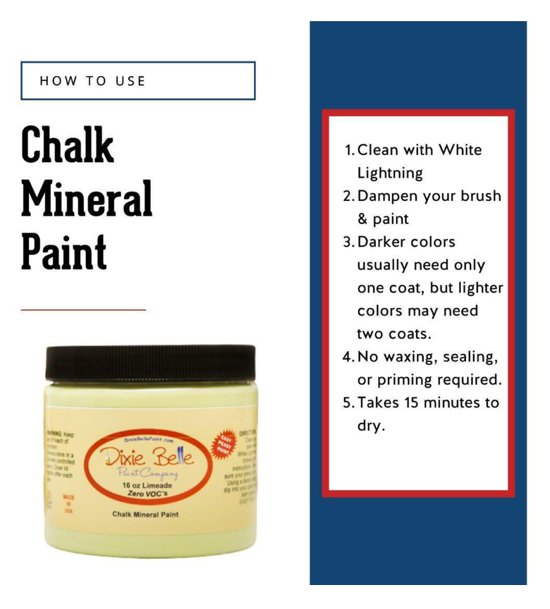 16oz Chalk Mineral Paint by Dixie Belle
