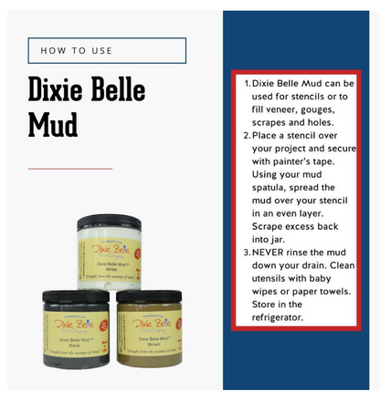 Dixie Belle Mud 8oz.