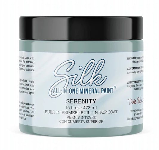 Serenity, Silk All-In-One Mineral Paint, Dixie Belle Furniture Paint - 16 oz