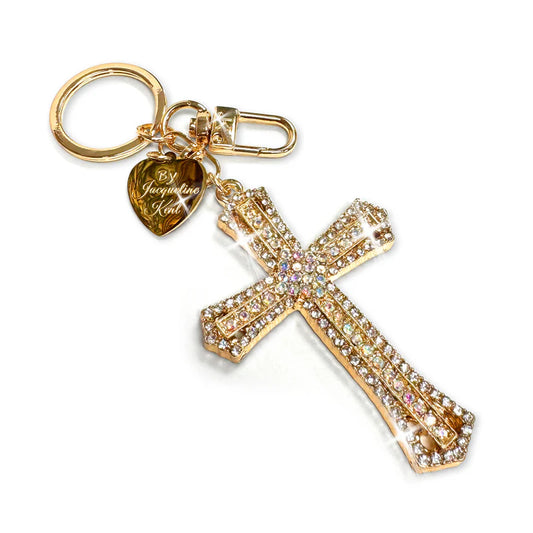 PURSE CHARM GOLD CROSS