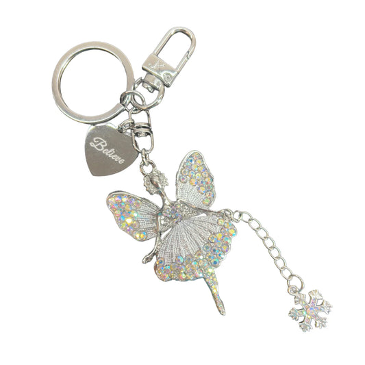 PURSE CHARM ANGEL BLUE FROST