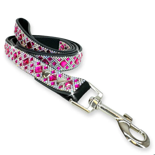 CHOCOLAT ROSÉ COLLECTION PINK SILVER LEASH