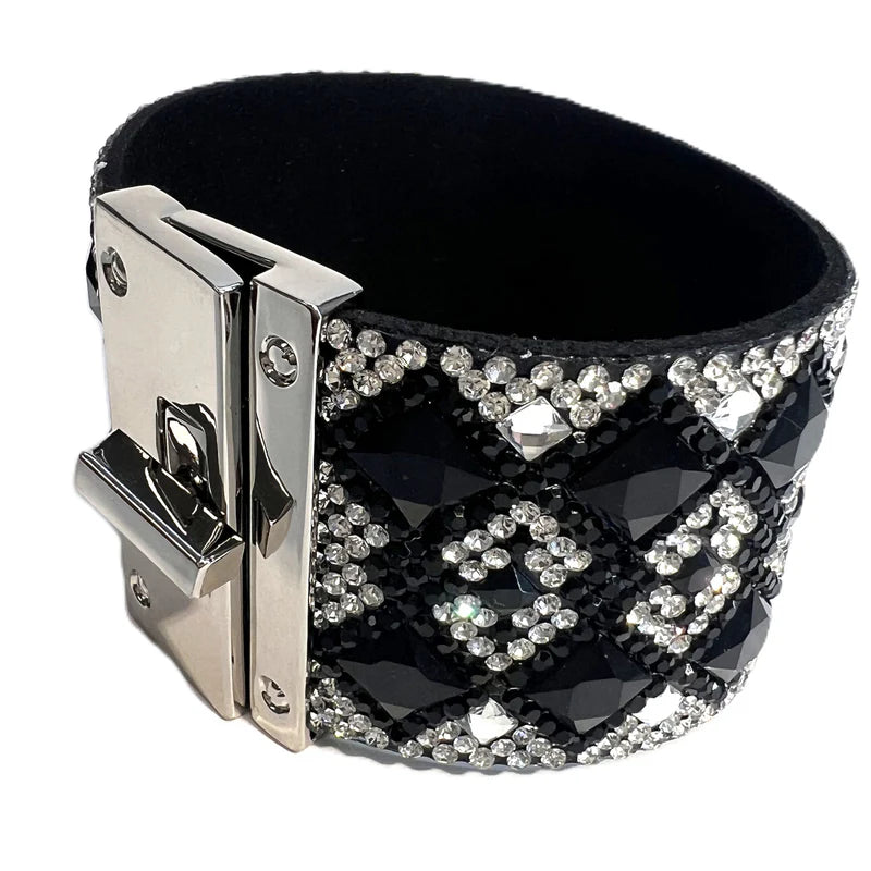 STARRY NIGHT CUFF SILVER BLACK