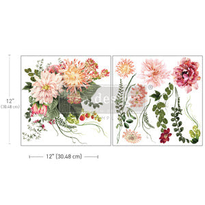 My Favourite Dahlia Transfer by redesign with Prima