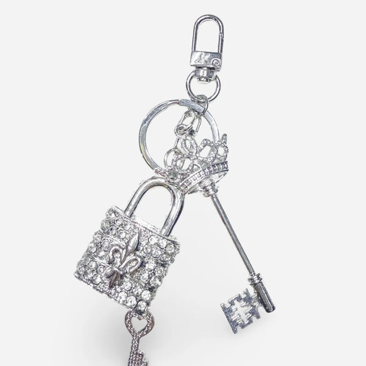 PURSE CHARM PRINCESS LOCK AND KEY