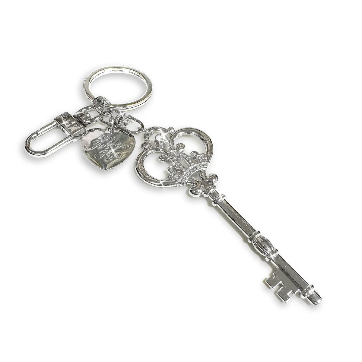 PURSE CHARM SILVER KEY