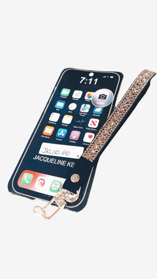 PHONE WRIST LANYARD GOLD