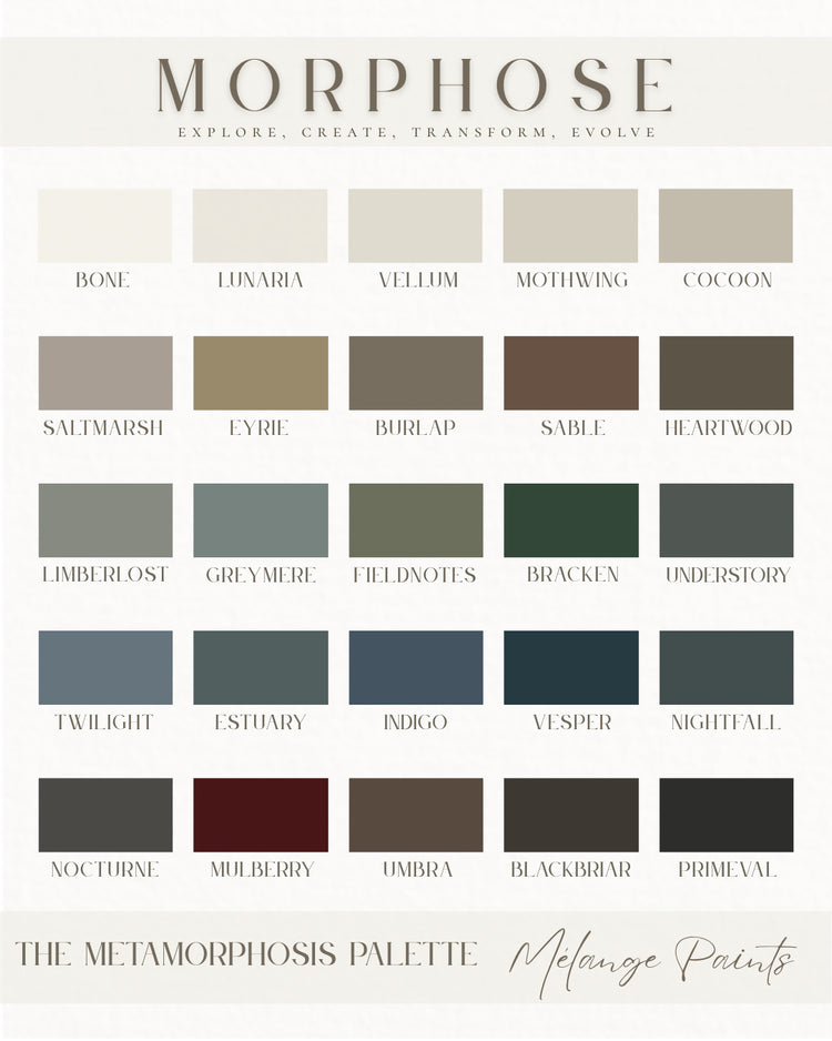 Morphos Palette by Mélange Paints 16oz
