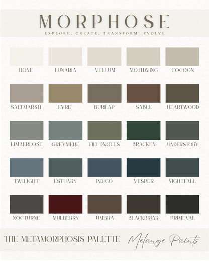 Morphos Palette by Mélange Paints 16oz