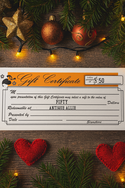 ANTIQUE ALLIE GIFT CARD