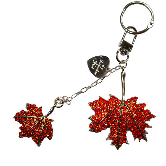 PURSE CHARM LEAF GLAM
