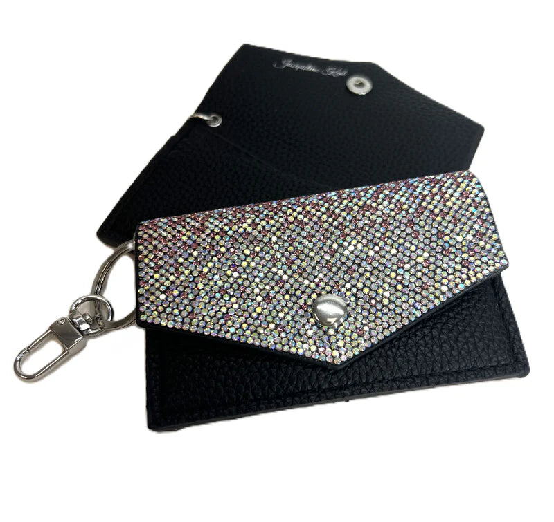 DAZZLE ME DARLING CARD WALLET RED OMBRE