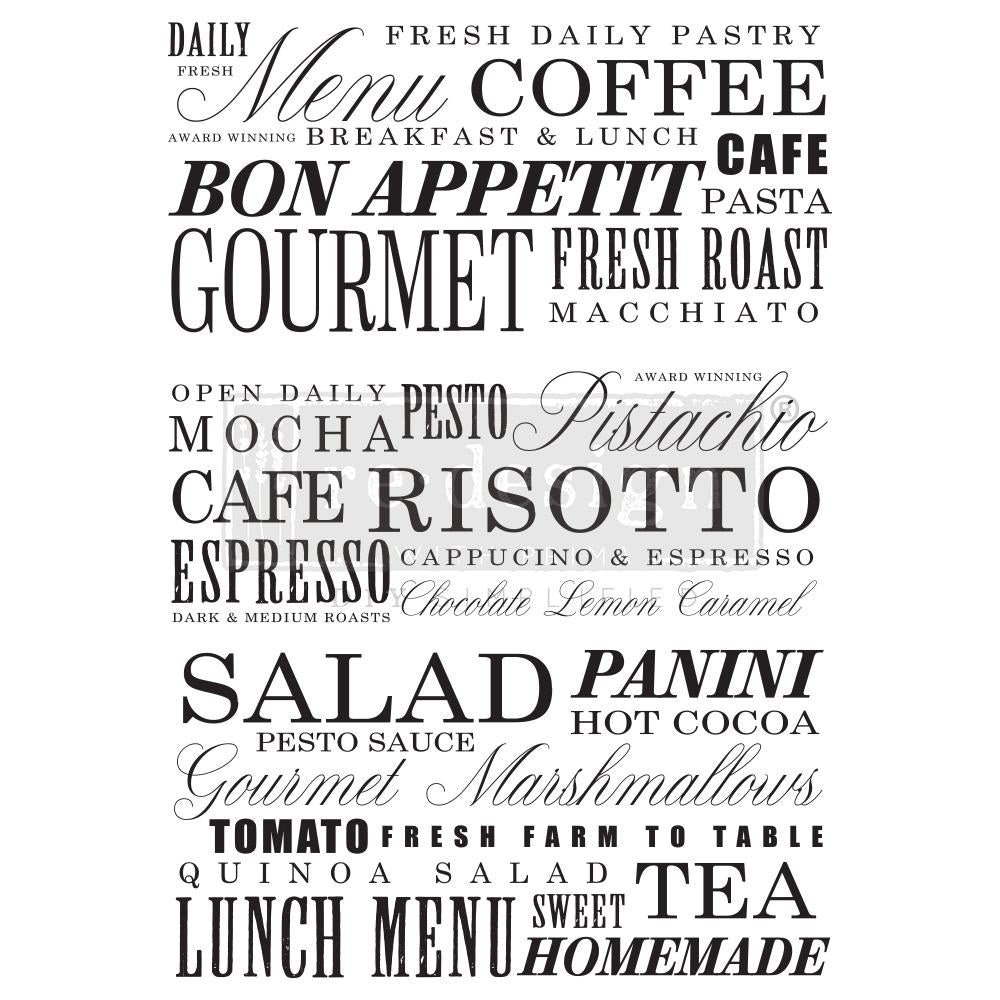 Redesign Decor Transfer - Delicious Menu